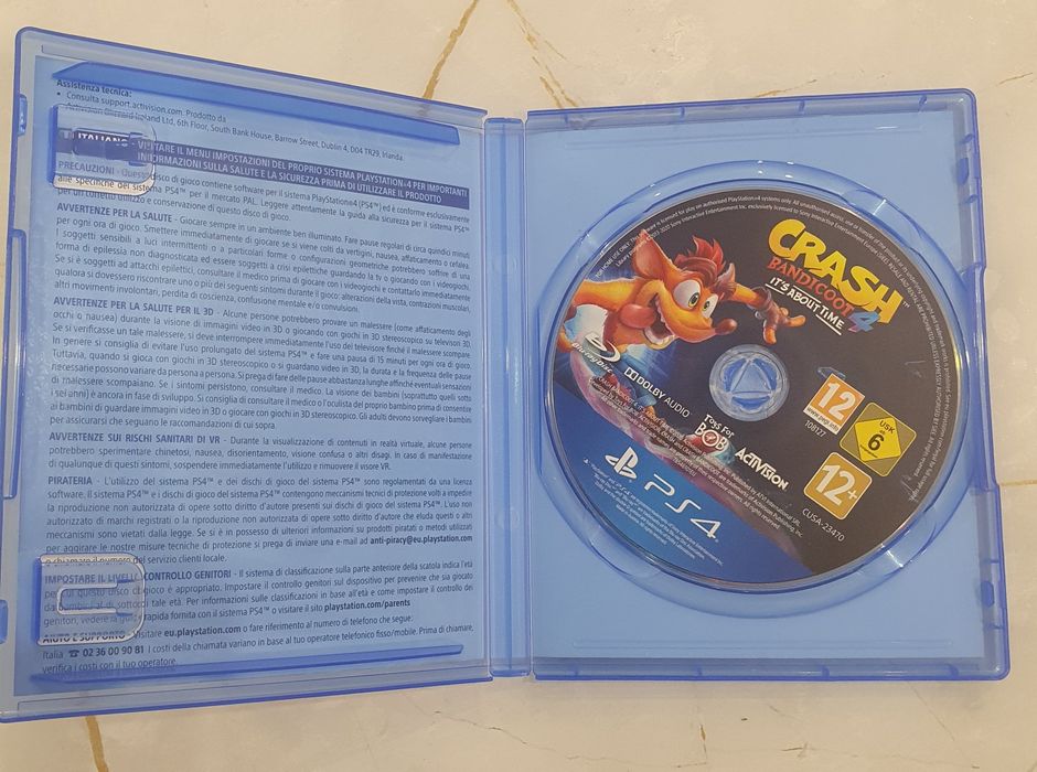 Игра на ps 4/5 "Crash Bandicoot 4: It’s About Time"