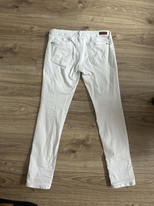 Бели дамски дънки Tommy Hilfiger