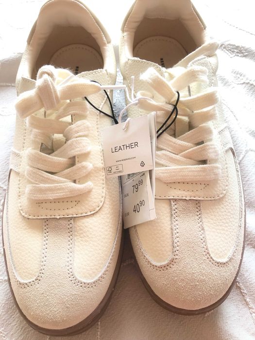 Маратонки/ сникърси/ спортни обувки Reserved естествена кожа №42 нови