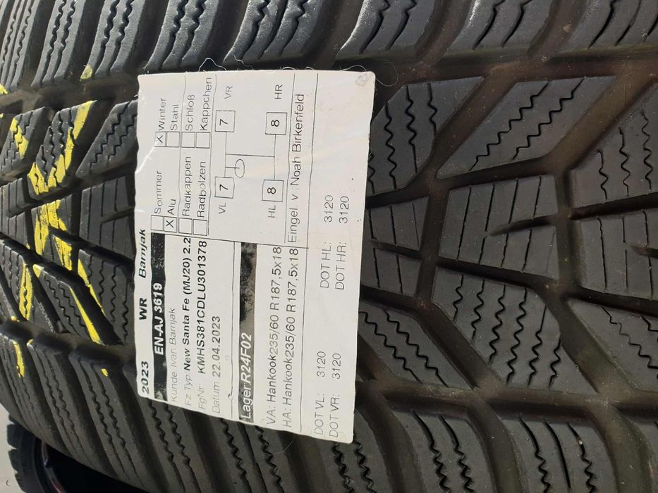 Зимни гуми с алуминиеви джанти 18“