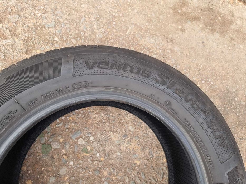 2 Anvelope de VARA 215.65.17 'Hankook' [dot 2018] ;stare foarte buna