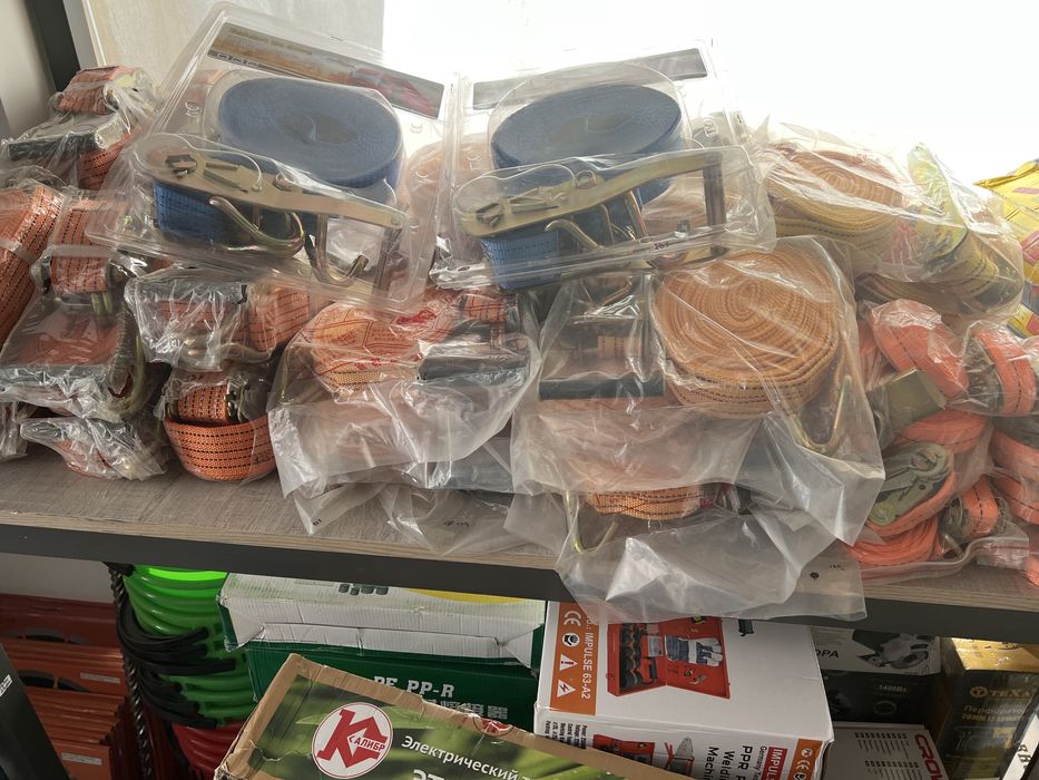 Ремень для стяжки груза, тришотка