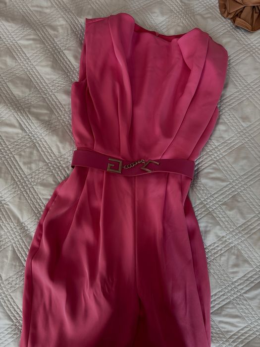 Дамски розов гащеризон(с колан)