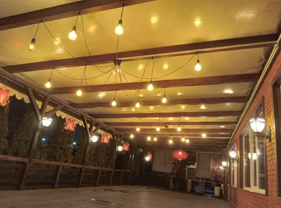 Тент на летники терассы кафе