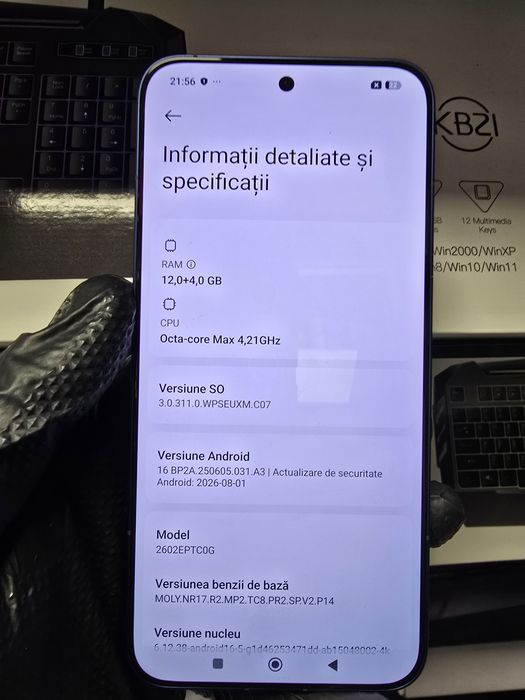 Xiaomi 17T Pro 256gb 23 cicluri factura garantie 2 ani orange ca nou