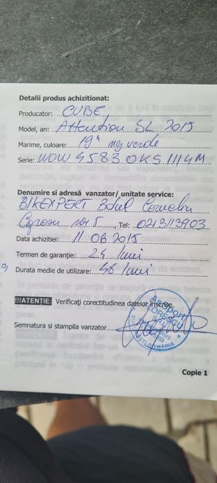 Bicicleta  cube attention 29