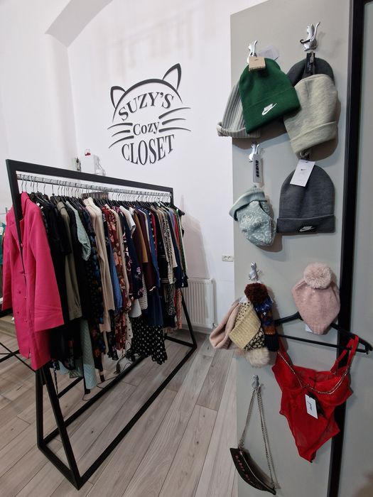 Mobilier, dressing, stendere, din fier, magazin haine