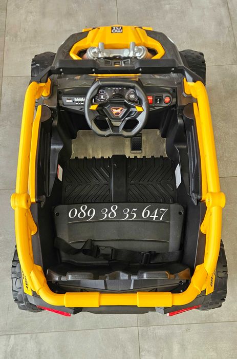 ТОП ЦЕНА!НОВО!Акумулаторен джип Kansas с 24V батерия,меки гуми,4x4,USB