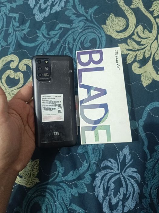ZTE Blade V30 128GB Black Yengi Karobka Full Oyinga Zor 4G Original