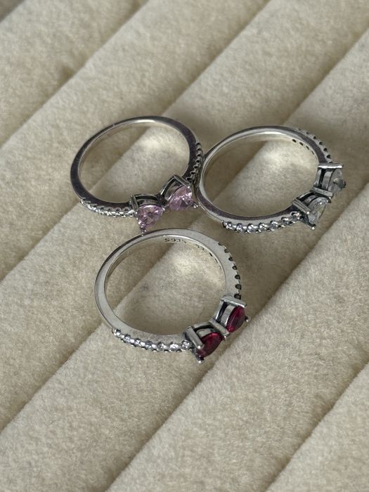 Set de 3 inele argint 925