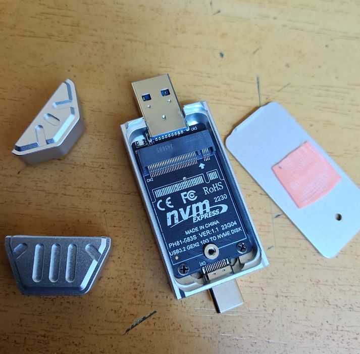 Adaptor Carcasa USB 3.2 Gen 2 10G to Nvme SSD Disk M.2 2230