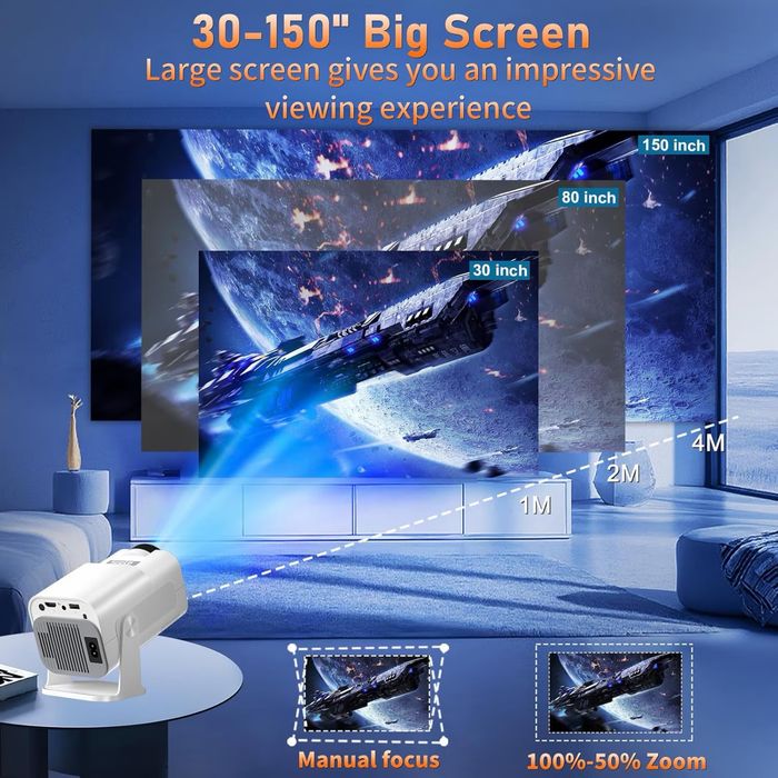 Мини Проектор HY320 Mini 10000 лумена 300ANSI