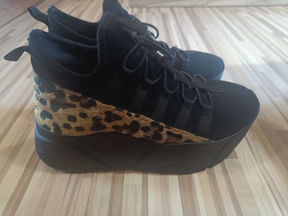 Дамски обувки естествена кожа/велур 39