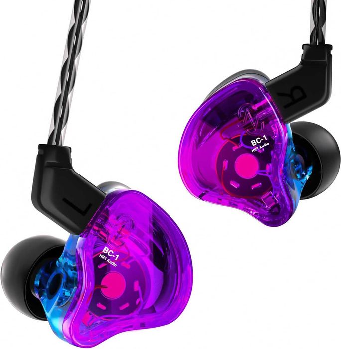 CCZ Melody BC01–хибридни HiFi In-Ear слушалки (1BA + 1DD),без микрофон