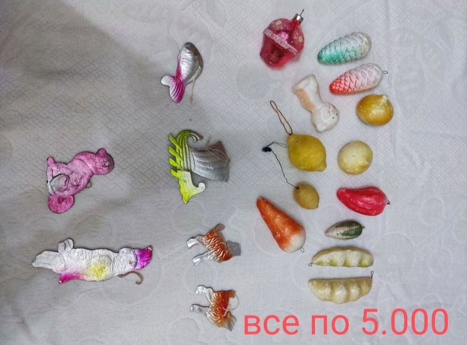 Советские ёлочные игрушки