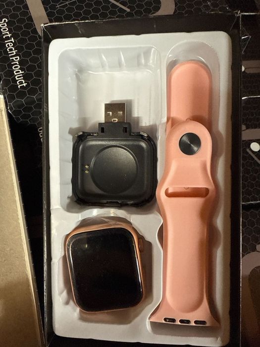 Смарт часовник 1,44-инчов екран с пълно докосване за мъже и жени