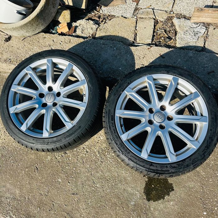 Джанти за Ауди А4 Б8 18 цола с чисто нови летни гуми HANKKOK