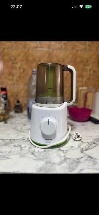 Aparat de gatit cu abur si blender 2in1 Philips Avent