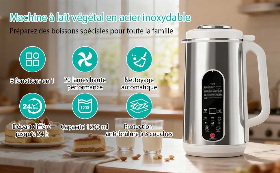 Уред за ядково мляко Soy Milk Machine,Гаранция