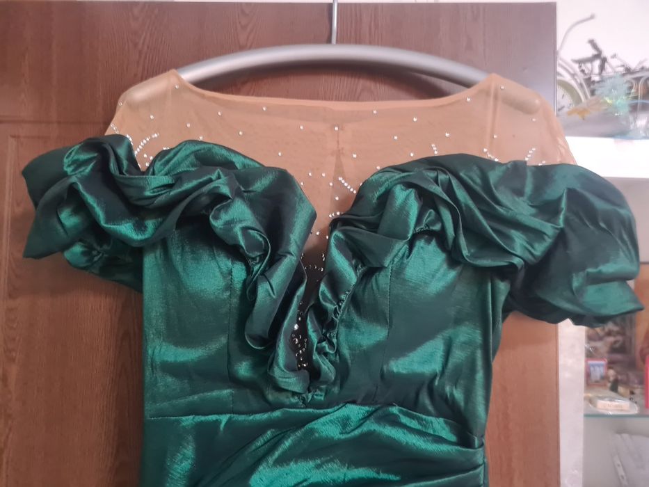 Rochie sirena lunga cu trena