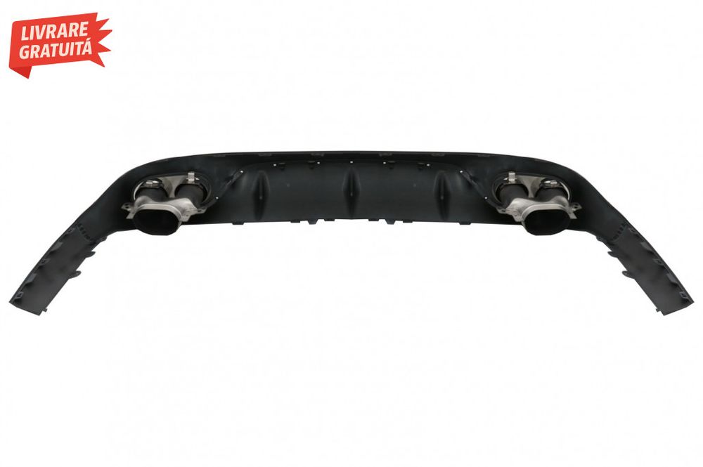 Difuzor Bara Spate cu Grila Centrala Neagra Mercedes E-Class C238 AMG