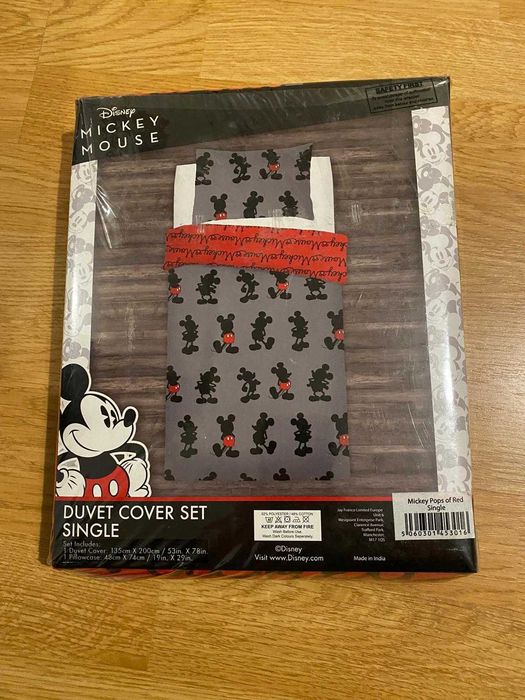 Lenjerie de pat copii Micky Mouse, Winnie the Pooh.