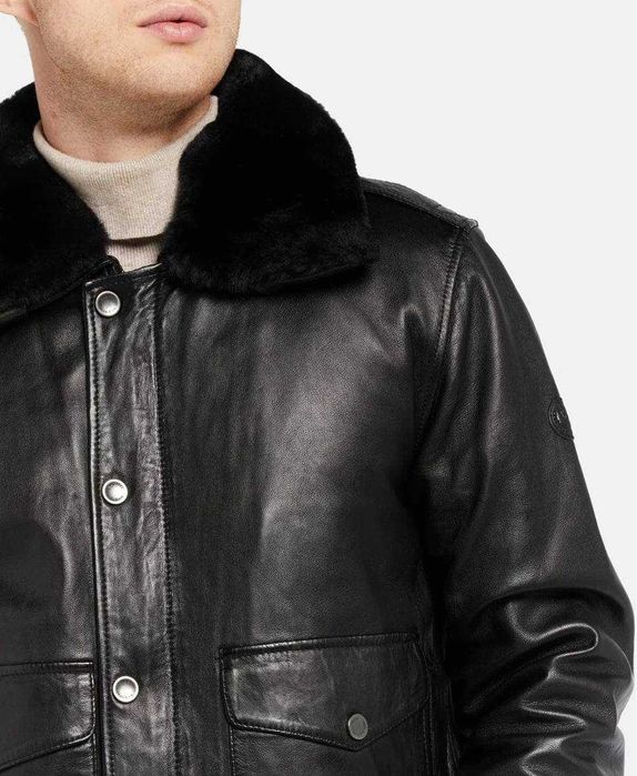 Bugatti мужская кожаная куртка РАЗМЕР 50,52,54