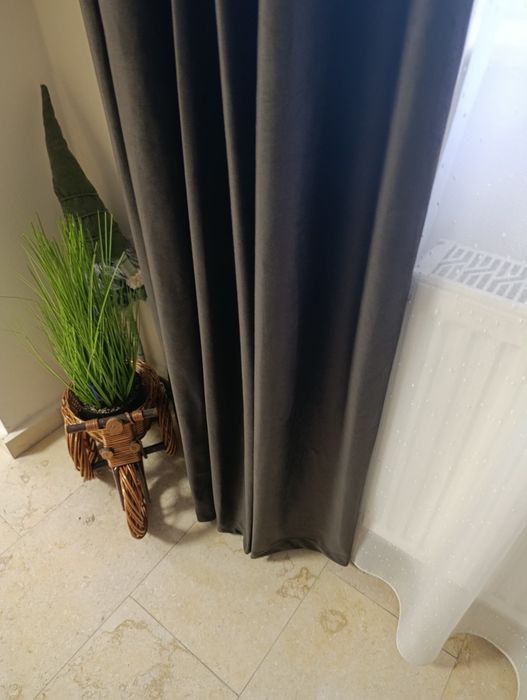Draperii catifea wenge