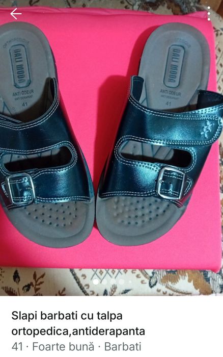 Slapi barbati cu talpa antiderapanta