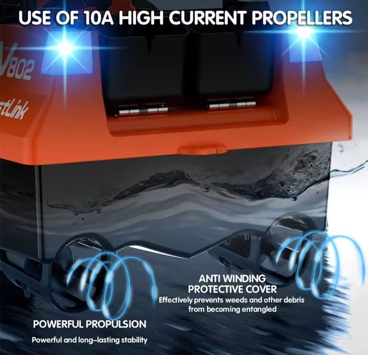 Лодка за захранка Flytec V802 подарък сак за лодка,зарядно 12v,1ч.перк