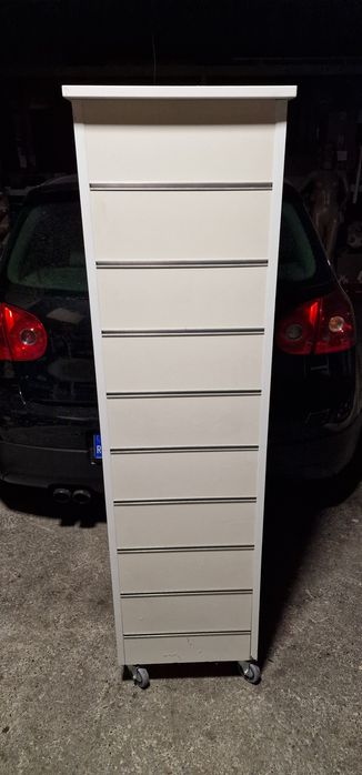 Vand panou slatwall cu sertar depozitare