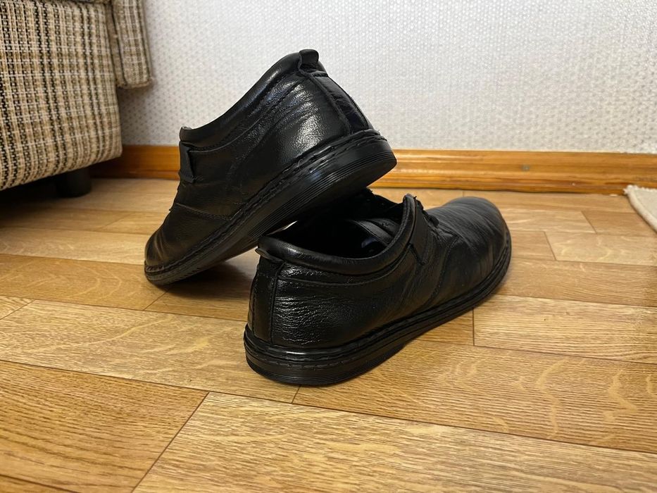 Школьные кожаные туфли