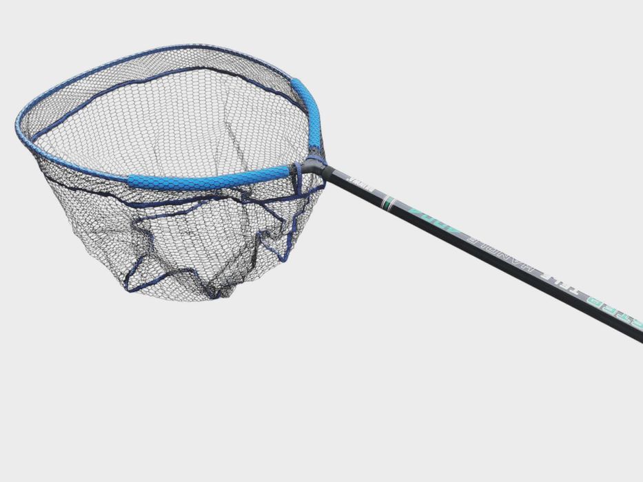 Висок клас кеп 4.5мт -  карбонова дръжка, поплавъци и гумирана мрежа!