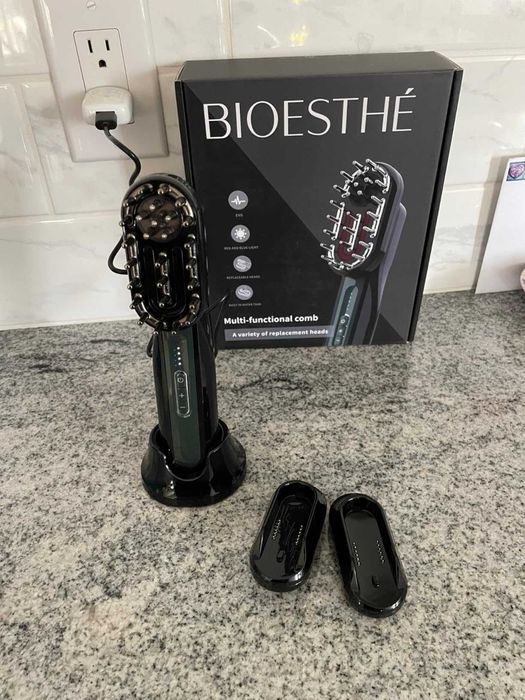 BIOESTHE Мултифункционално устройство,Гребен за растеж на косата,масаж