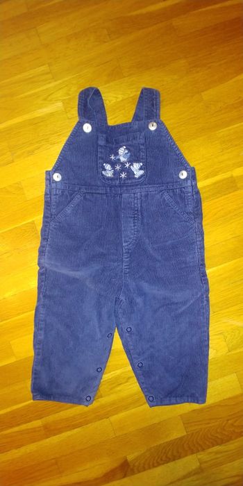 Подплатен джинсов гащеризон за 6 м.