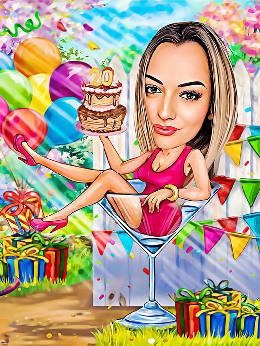 Дигитална Карикатура Подарък за всеки Повод