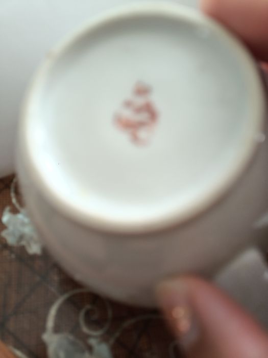 Молочник СССР фарфор легкий тонкий