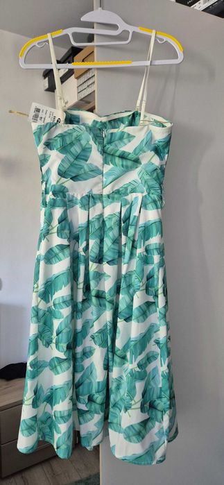 Rochie fara bretele midi S-M