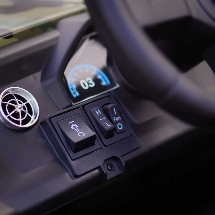 UTV electric pentru 4 copii, Kinderauto BJX1928 24V 14Ah , 500W Army