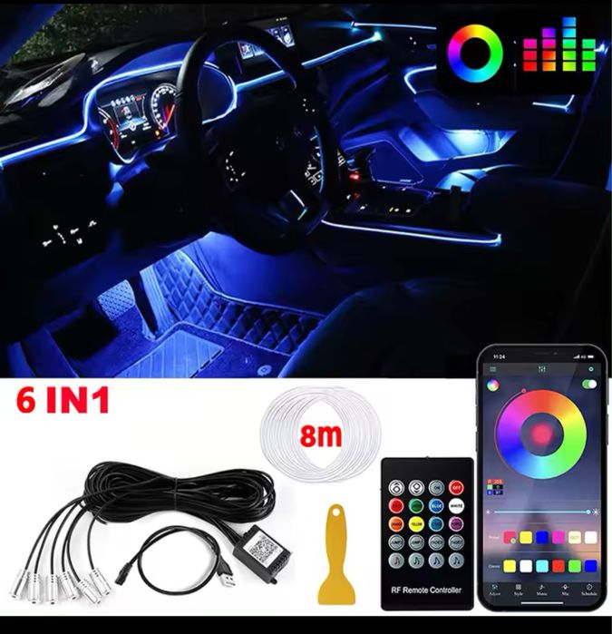 Lumini ambientale cu LED-uri