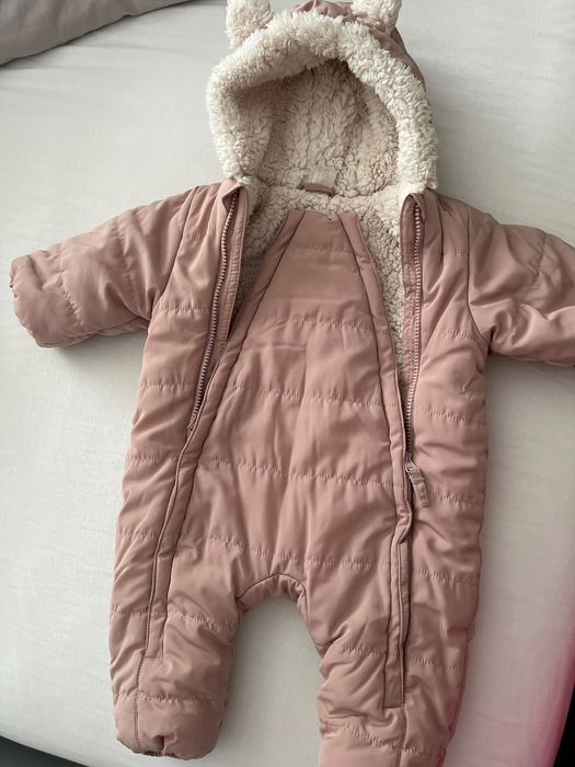 HM зимен гащеризон с мъхеста подплата за бебе