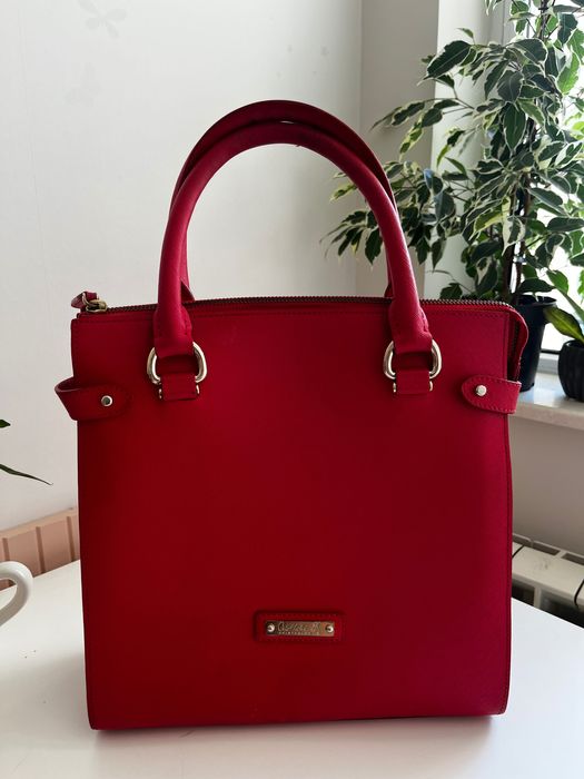 Чанта Musette в коралов цвят