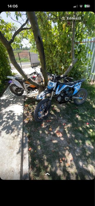 Vand kxd si un ultra de 125 amandoua sau schimb cu cross de la 250 in sus pe cel galben schimb si cu trotineta electrica g2 master sau g4
