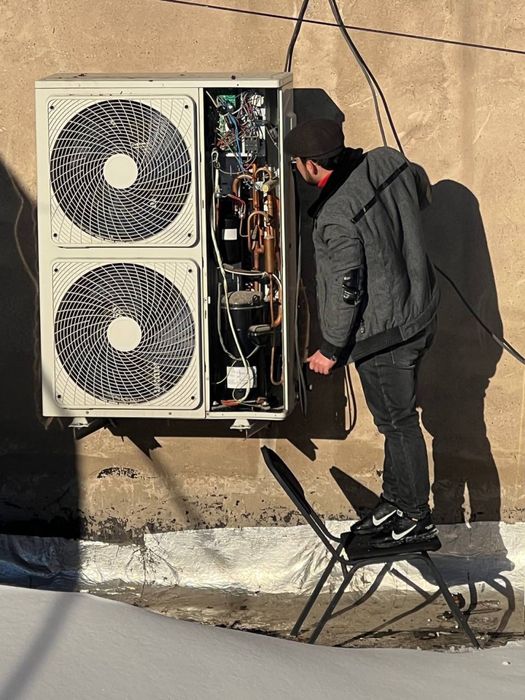 Установка кондиционеров, Заправка фреоном R22 и R410a, Обслуживание, м