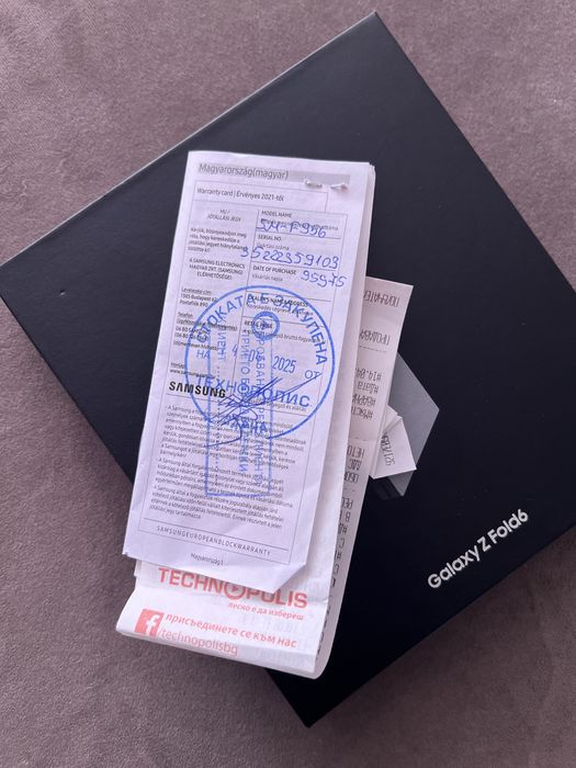 Samsung Zfold 6 в гаранция