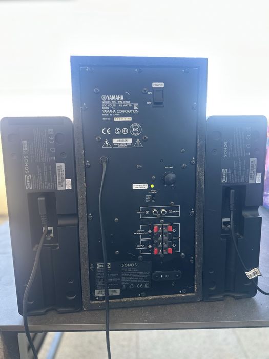 Sistem audio 2+1 Sonos ikea symfonisk wifi + sonos sub activ yamaha