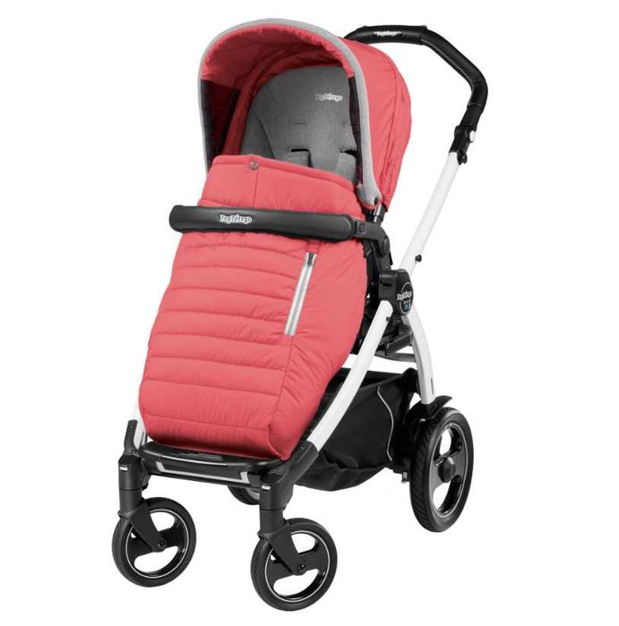 Carucior de la nastere Peg Perego, Book 51 S White, Breeze Coral, Resigilat