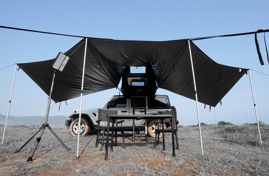 Anexă / umbrar compatibilă cu corturi de acoperiș