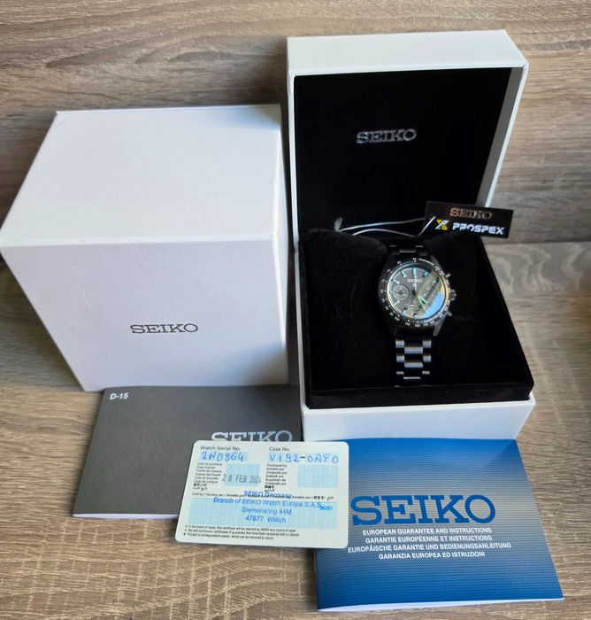 SEIKO Prospex Speedtimer Chronograph Black