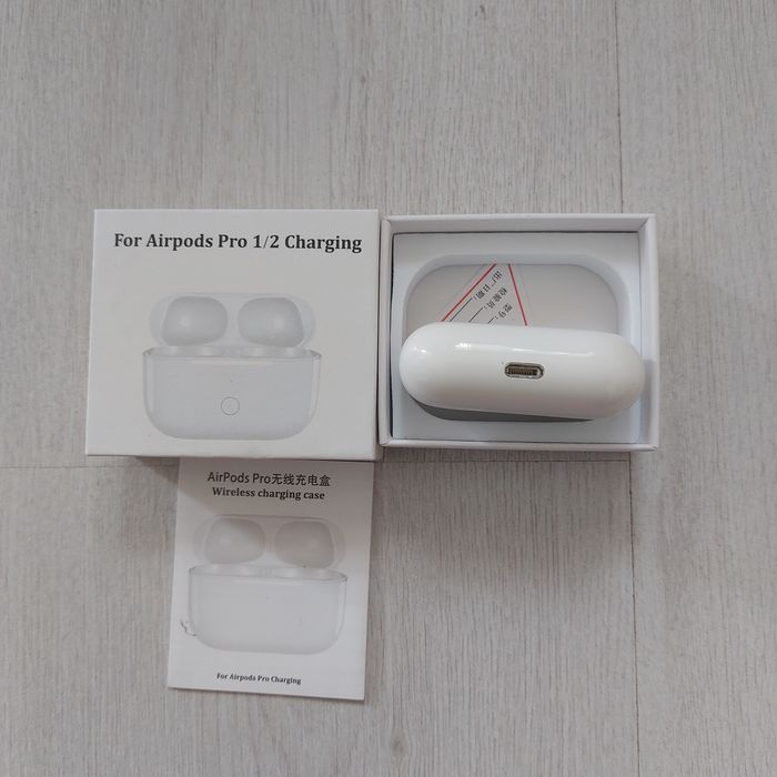 НОВ Безжичен Калъф за AirPods Pro 1/2 (Кейс за зареждане) с Bluetooth